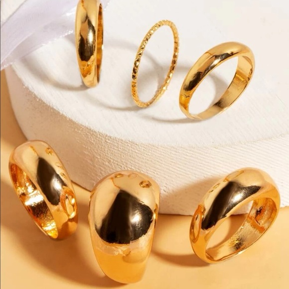 ✨Metallic Smooth Rings✨ - Picture 2 of 3